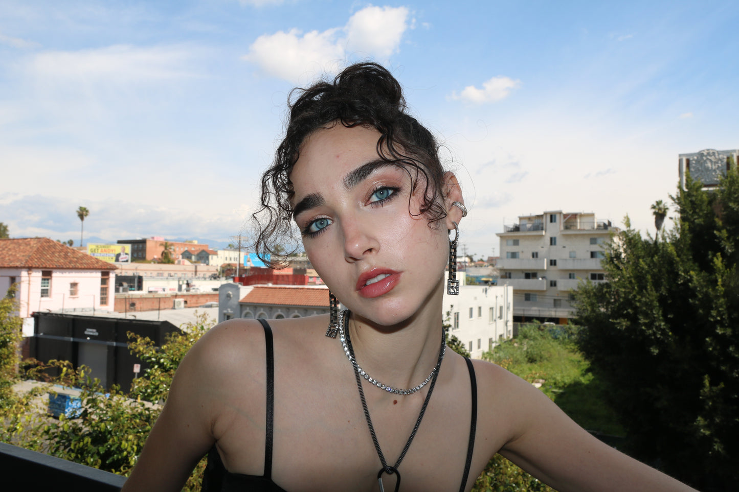Asymmetric Buckle Earrings