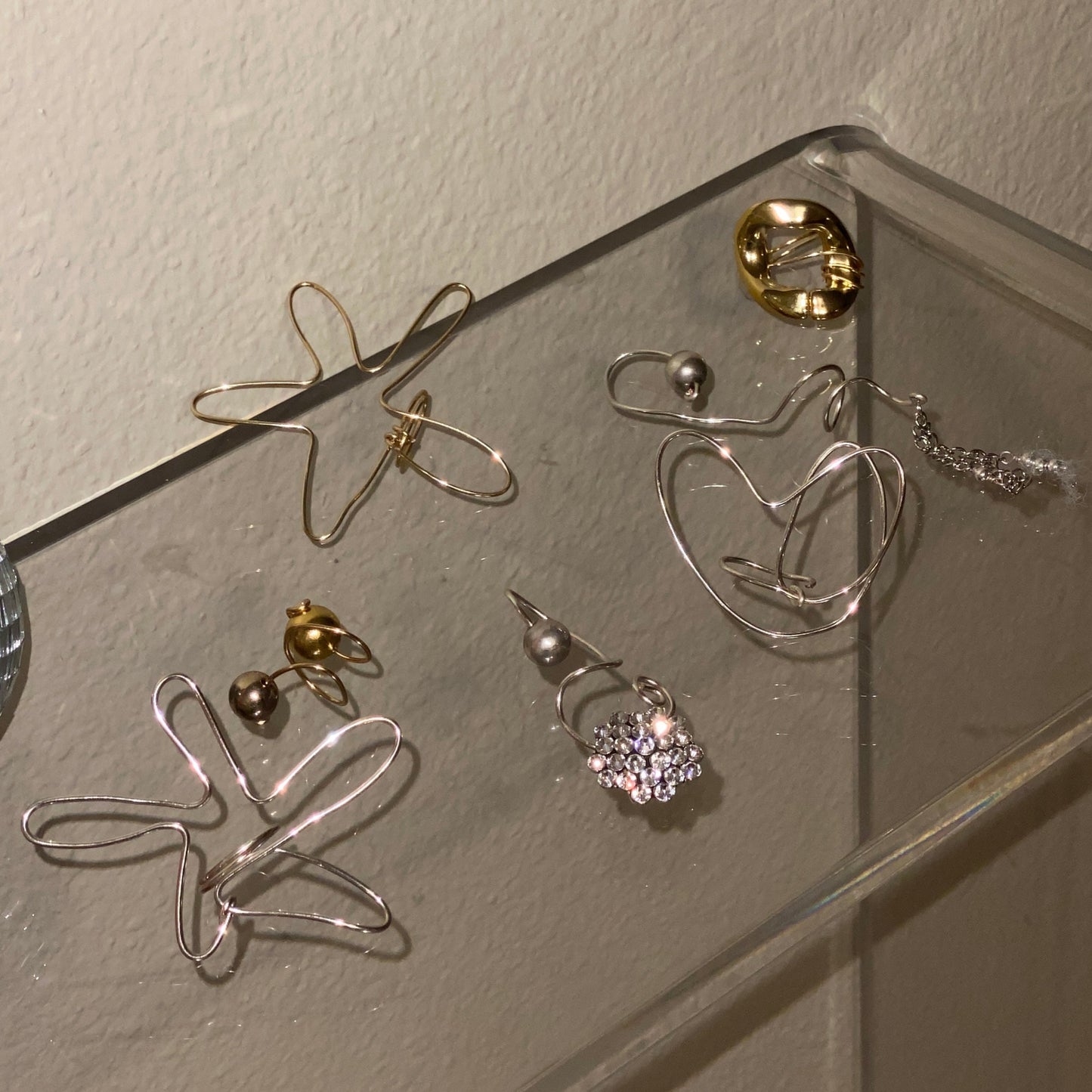 Diamond Dahlia Ear Cuff