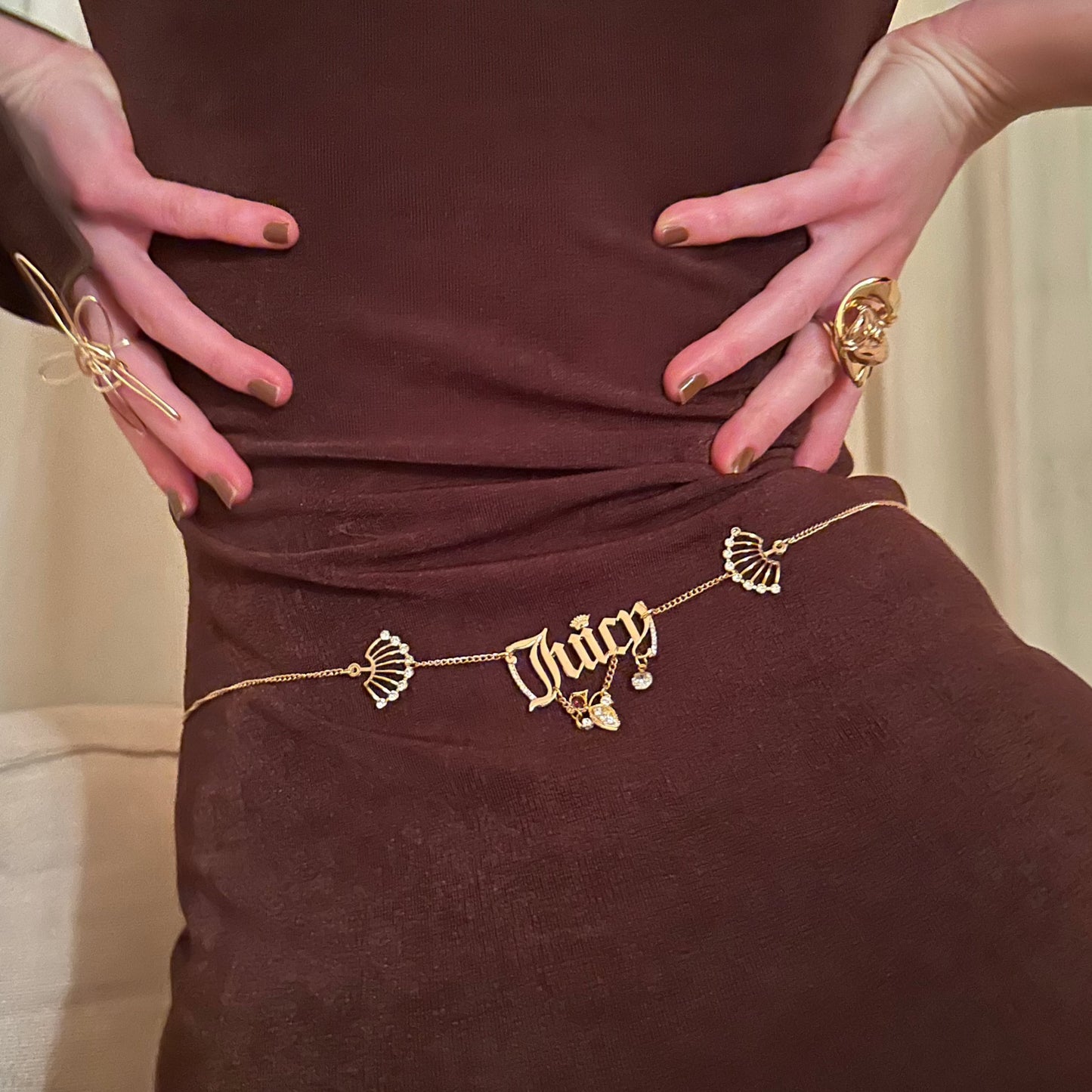 Juicy Tramp Stamp Waist Chain