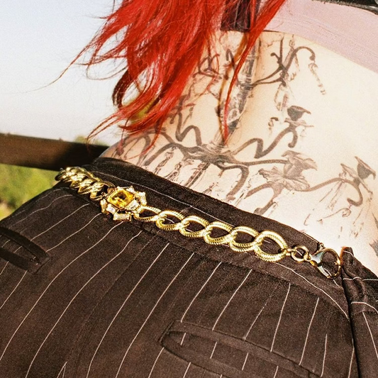 Honey Halo Tramp Stamp Pocket Chain