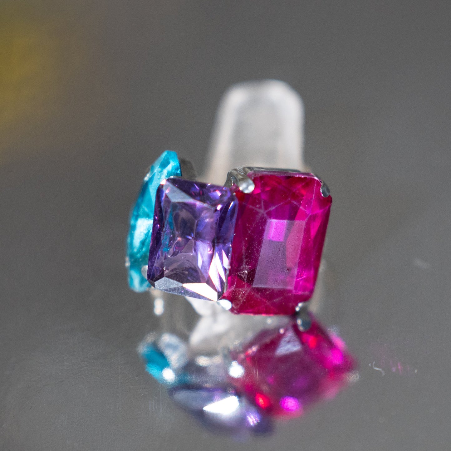 Loud and Proud Triple Gem Ring
