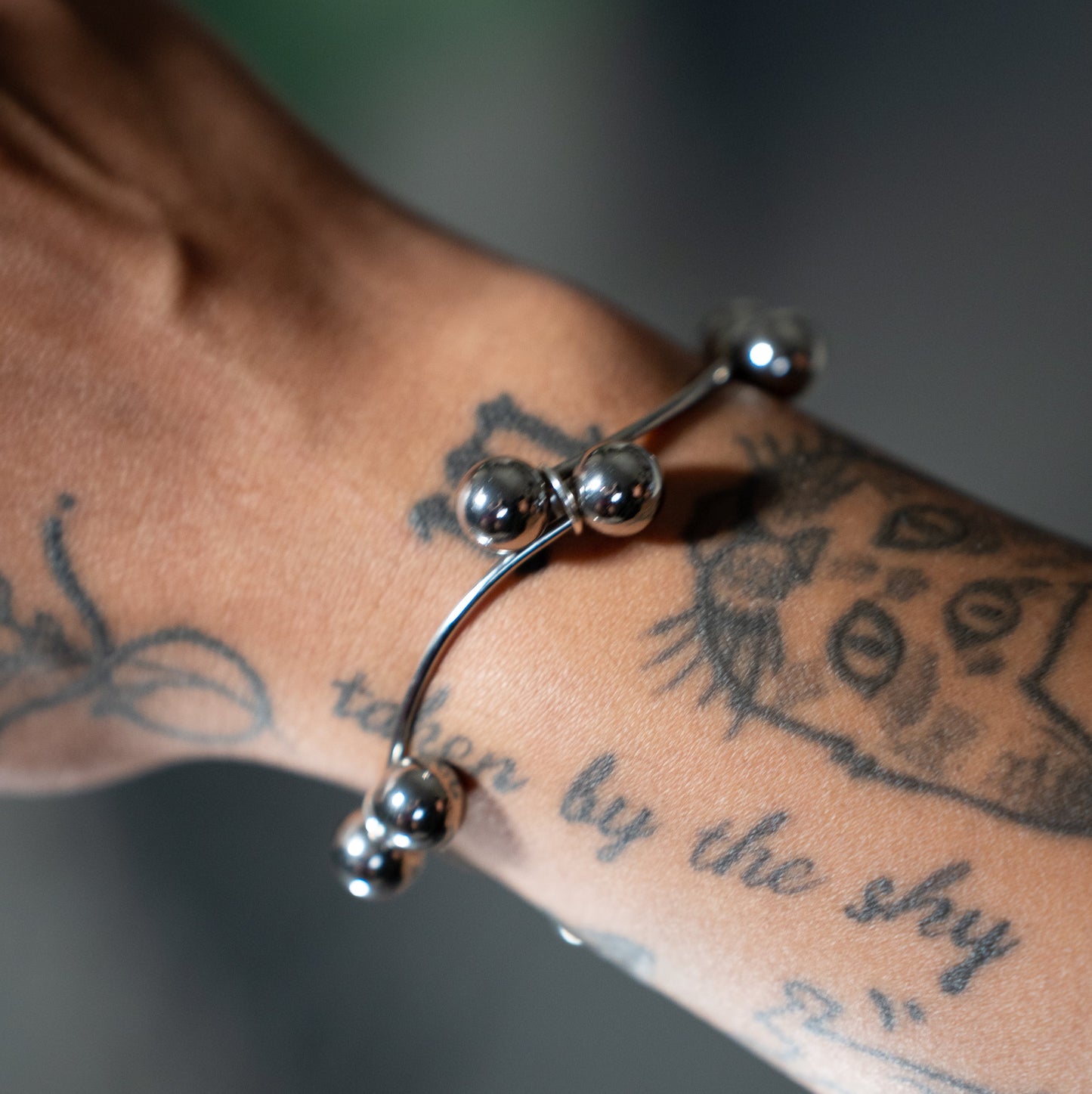 Steel Sphere Bracelet