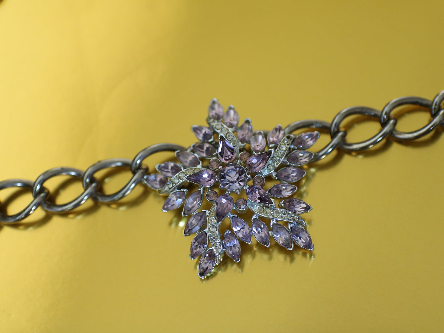 Lavender Flower Waist Chain