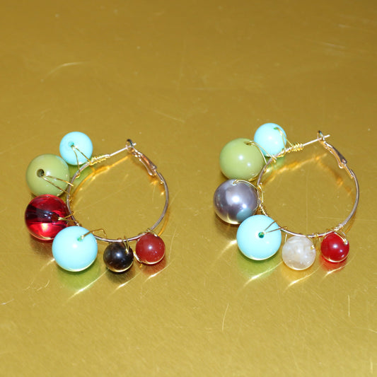 Sisters Not Twins Bead Earrings