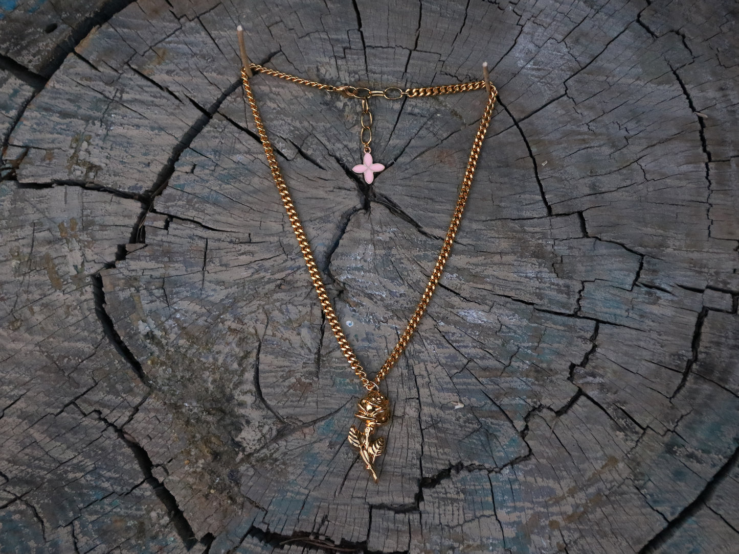 Remember Me Rose Necklace