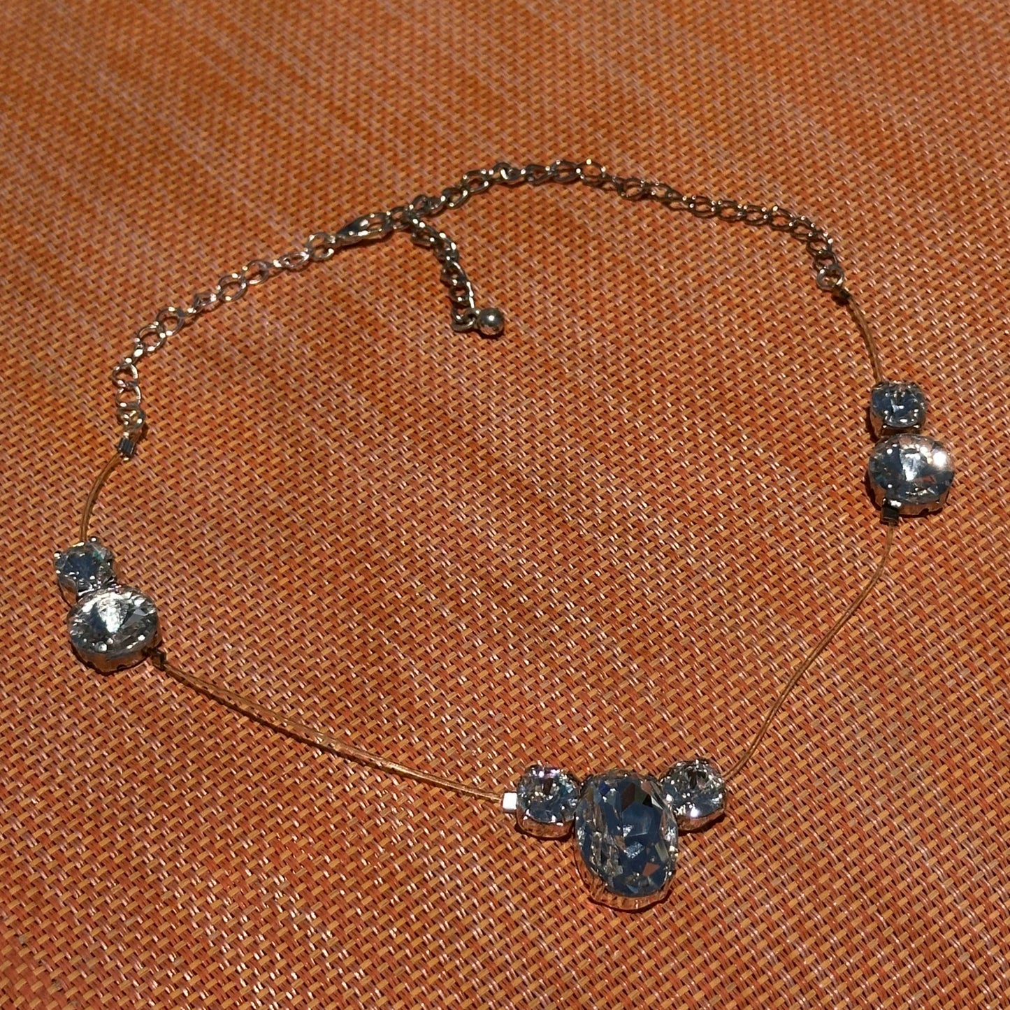 Floating Diamonds Choker