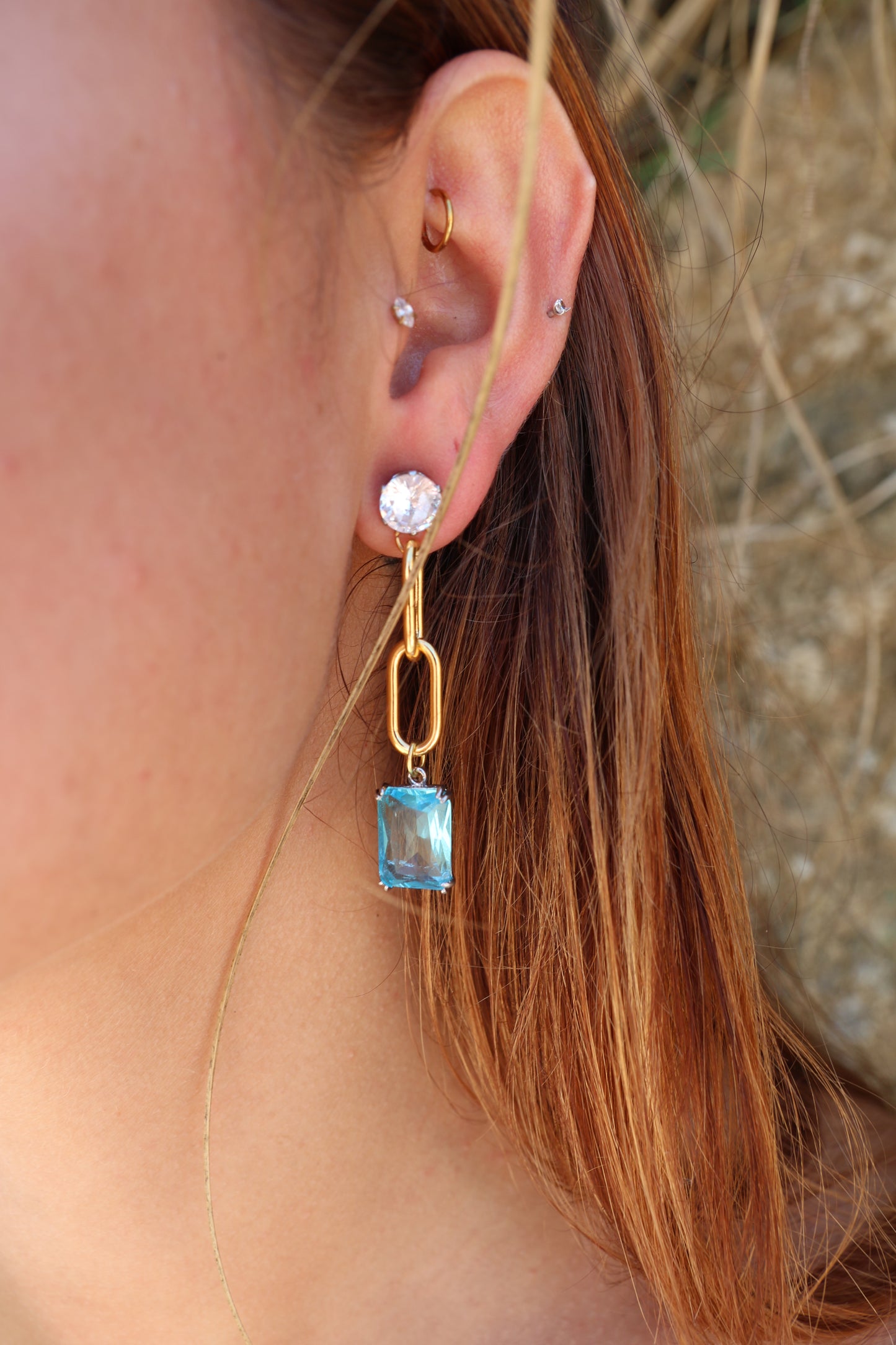 blue ocean earrings