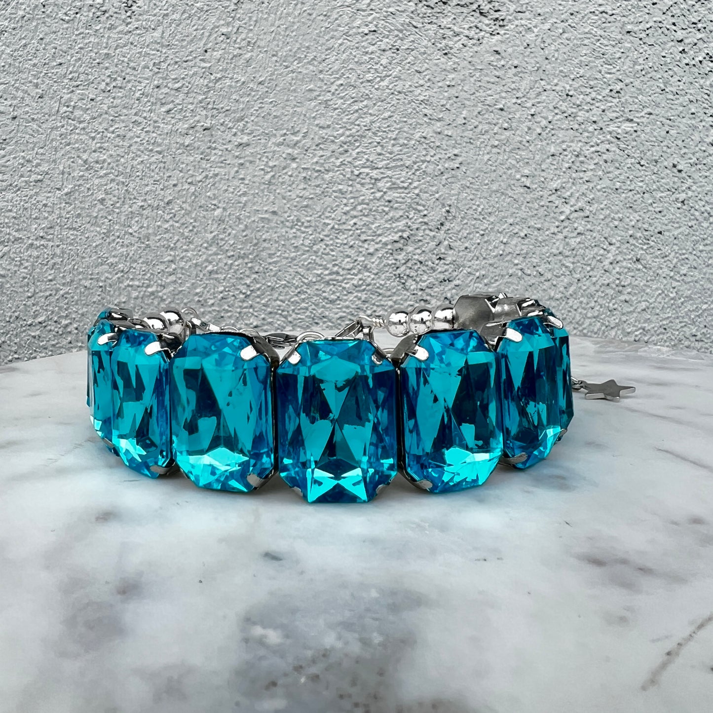 Aquamarine Diamond Choker